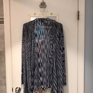 Lisa International lightweight navy cardigan S